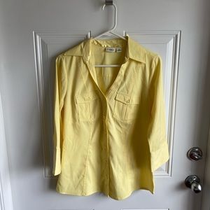 CATO Women’s 3/4 Sleeve Button Down Top